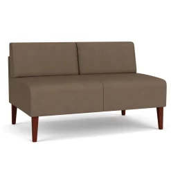 Luxe Armless Designer Loveseat