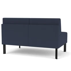 Luxe Armless Designer Loveseat