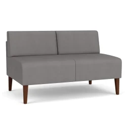 Luxe Armless Designer Loveseat