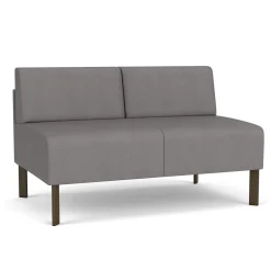 Luxe Armless Designer Loveseat
