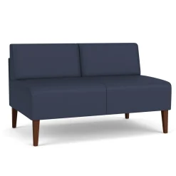 Luxe Armless Designer Loveseat