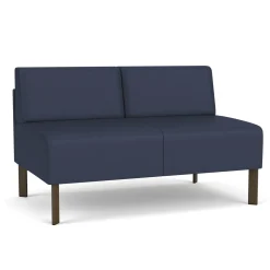 Luxe Armless Designer Loveseat