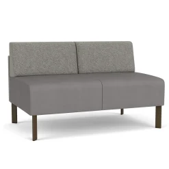 Luxe Armless Designer Loveseat