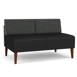 Luxe Armless Designer Loveseat