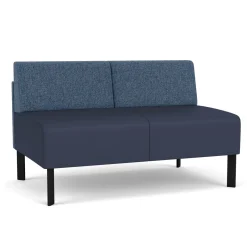 Luxe Armless Designer Loveseat