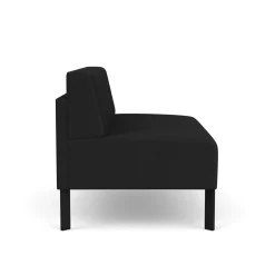 Luxe Armless Designer Loveseat