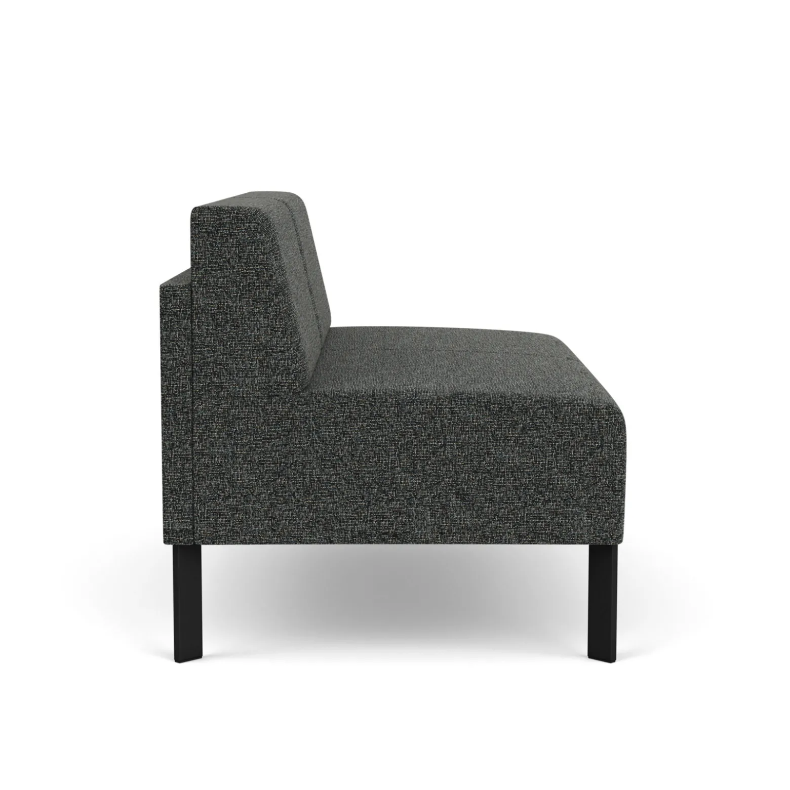 Luxe Armless Loveseat