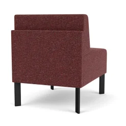 Luxe Armless Standard Fabric Guest Chair