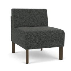 Luxe Armless Standard Fabric Guest Chair