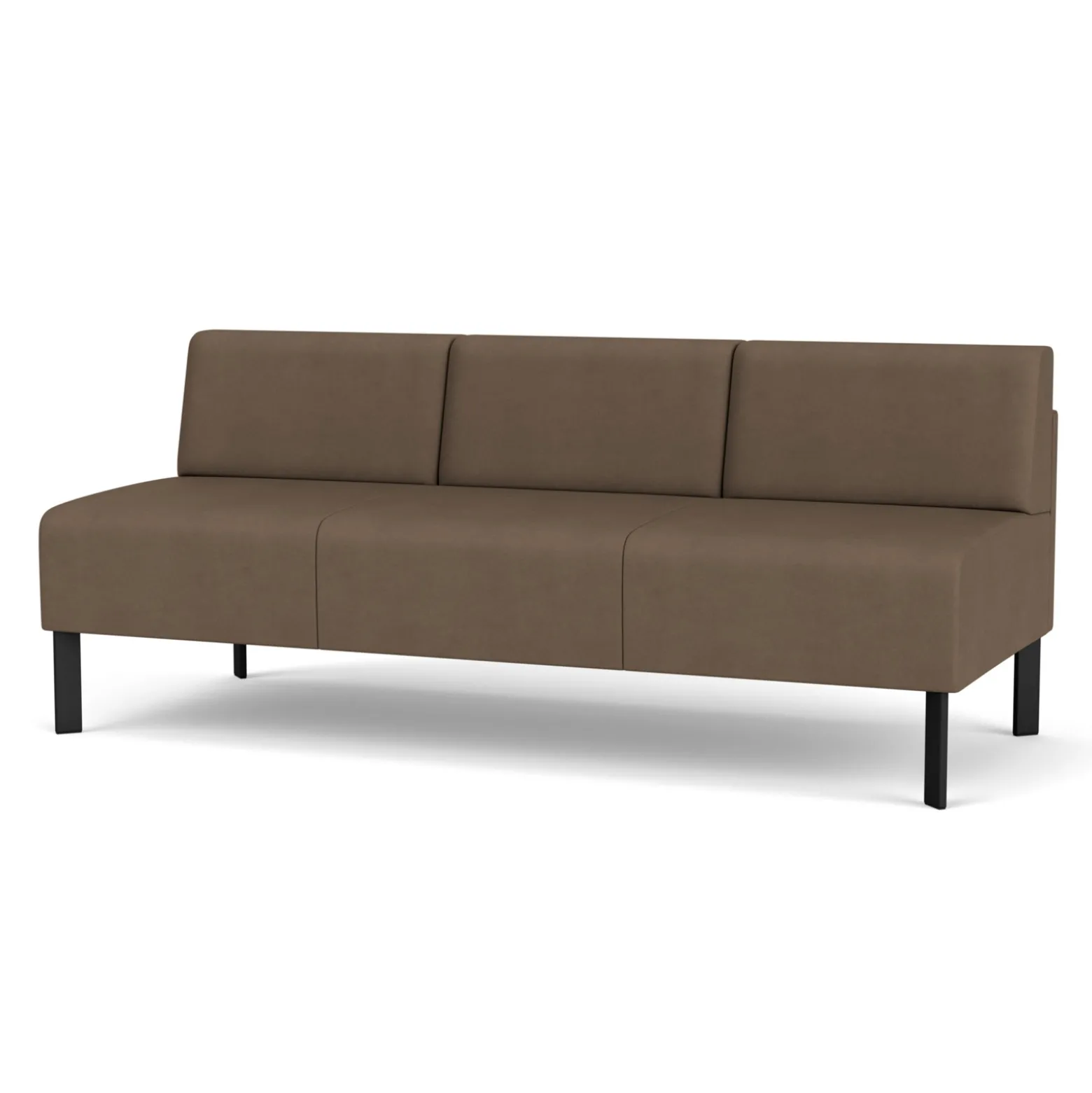 Luxe Designer Armless Sofa