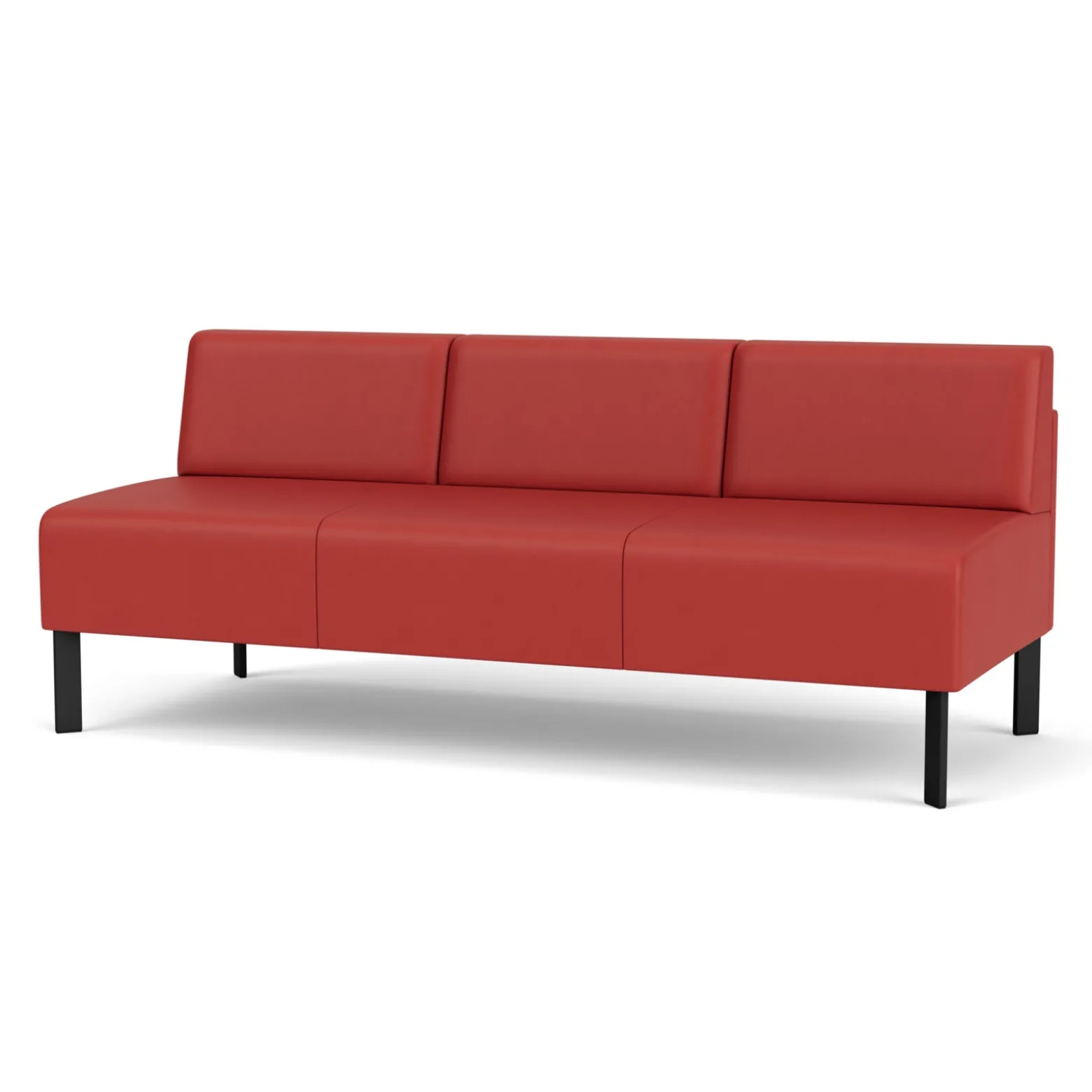 Luxe Designer Armless Sofa