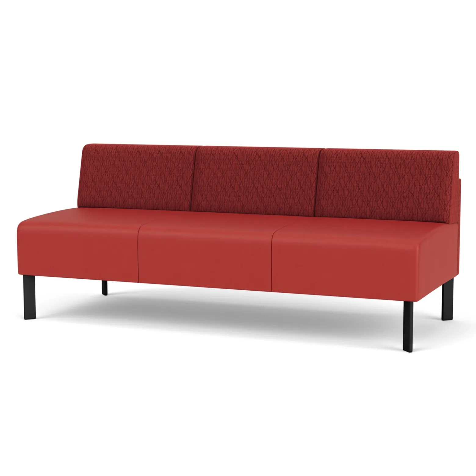 Luxe Designer Armless Sofa