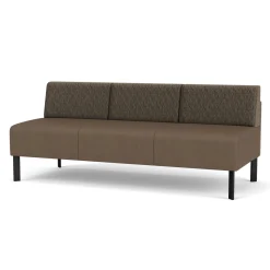 Luxe Designer Armless Sofa