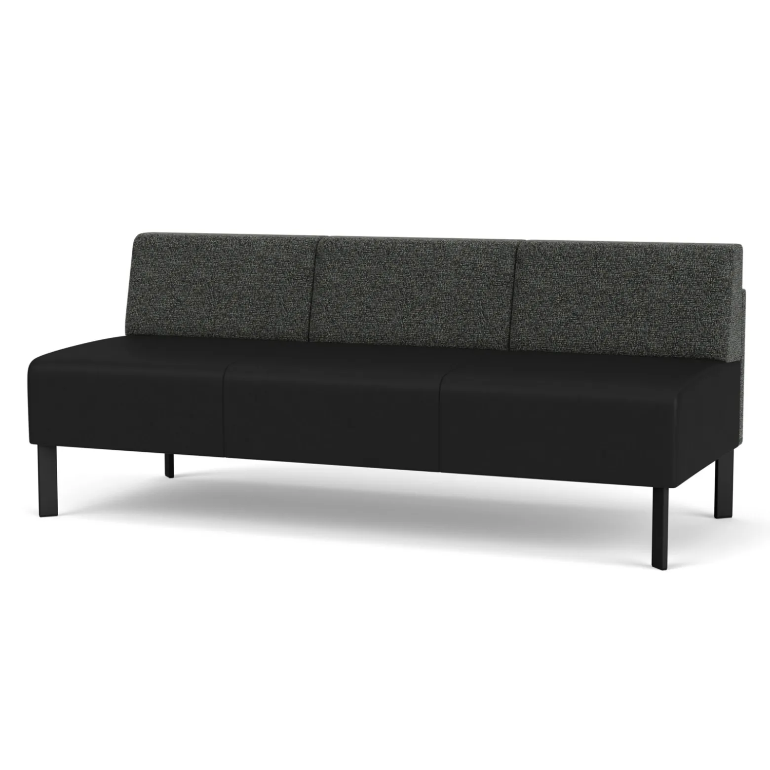 Luxe Designer Armless Sofa