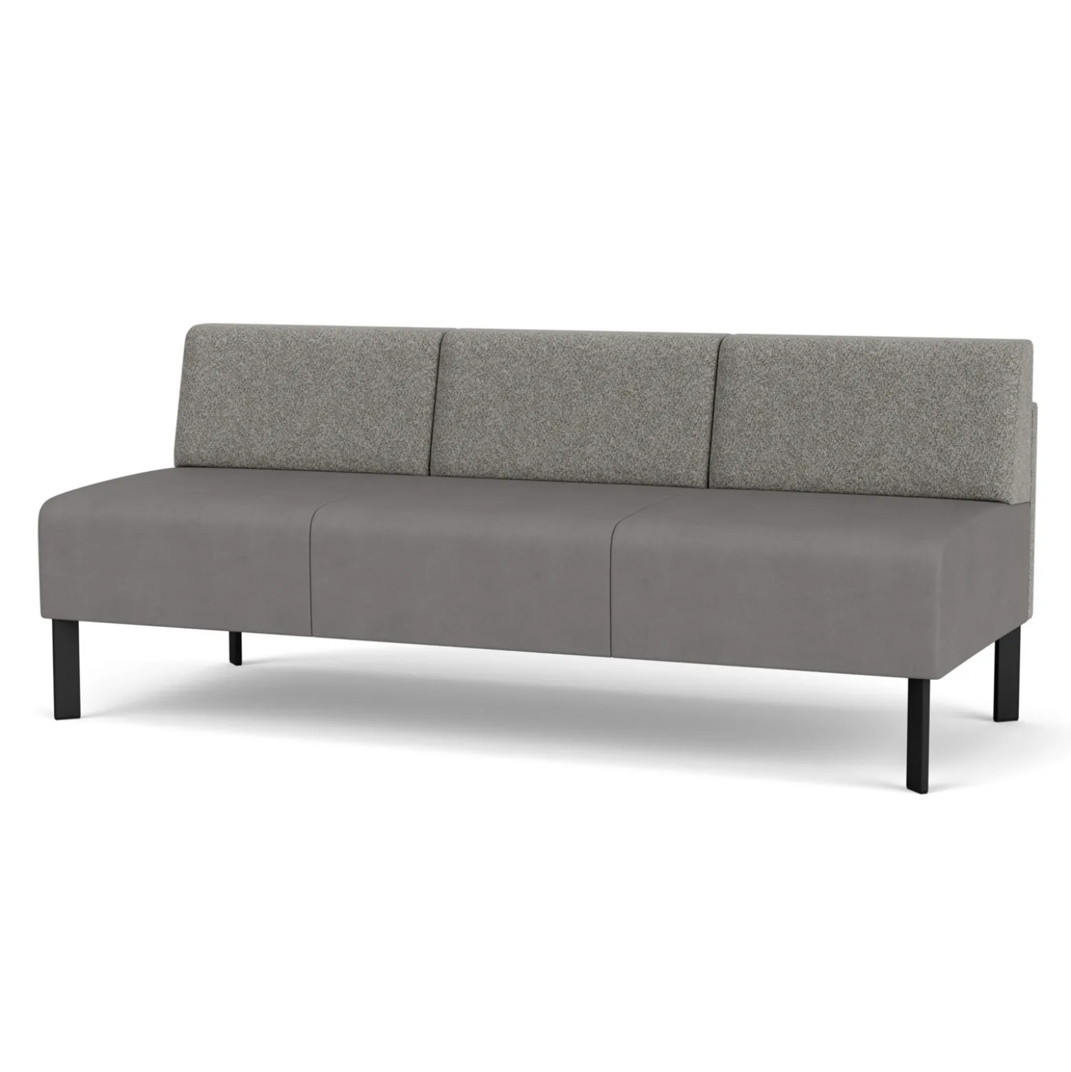Luxe Designer Armless Sofa
