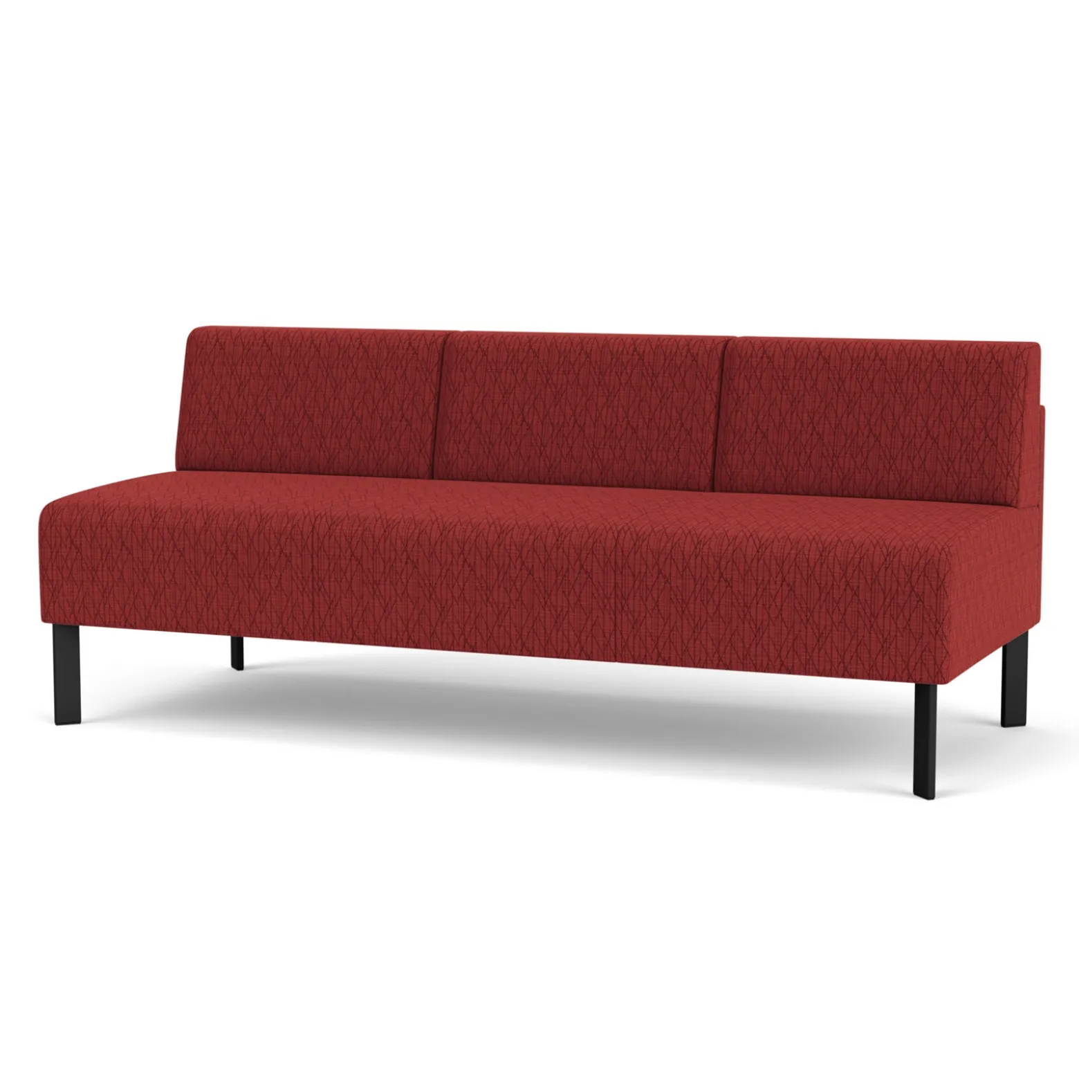 Luxe Designer Armless Sofa