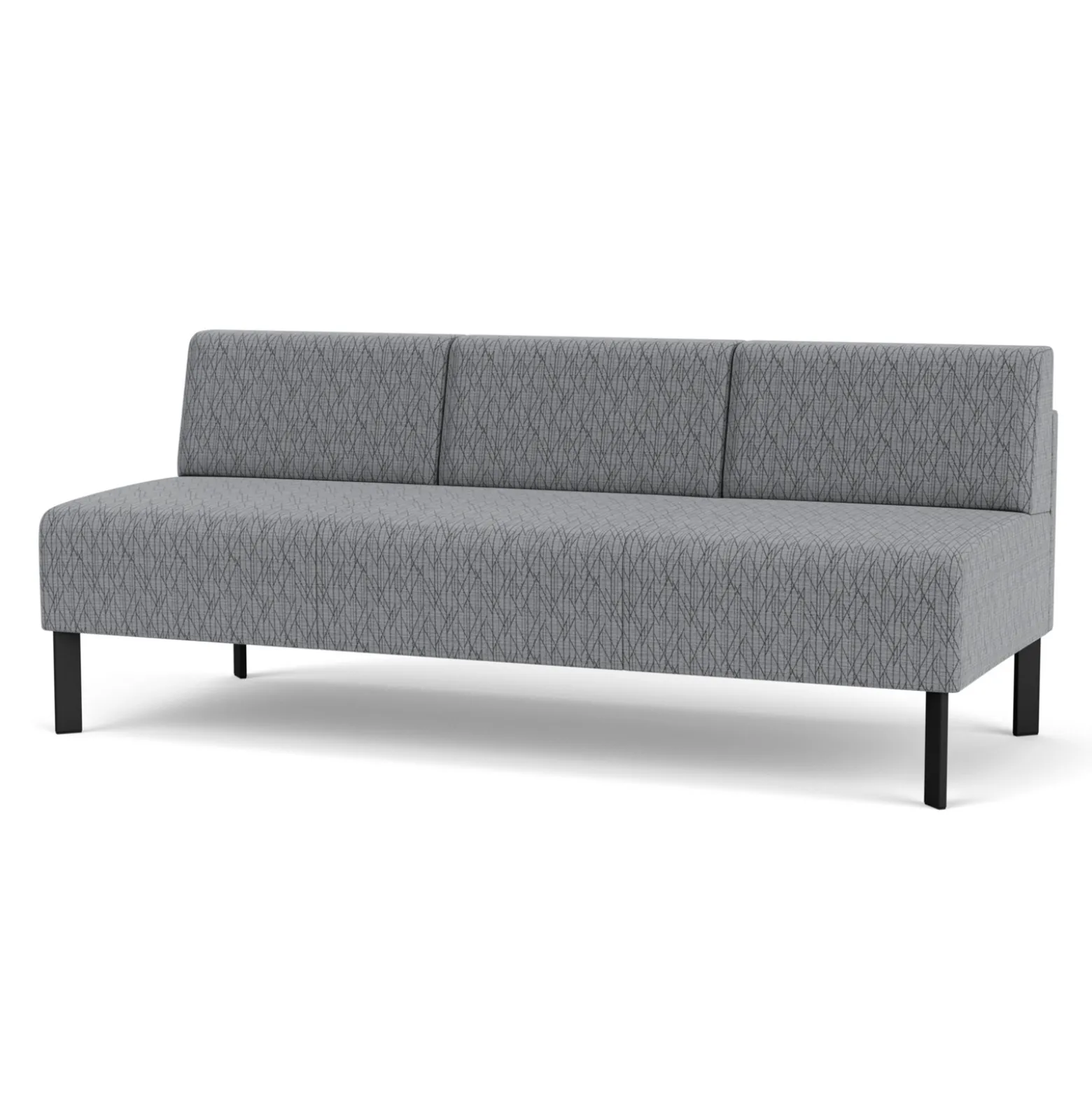 Luxe Designer Armless Sofa