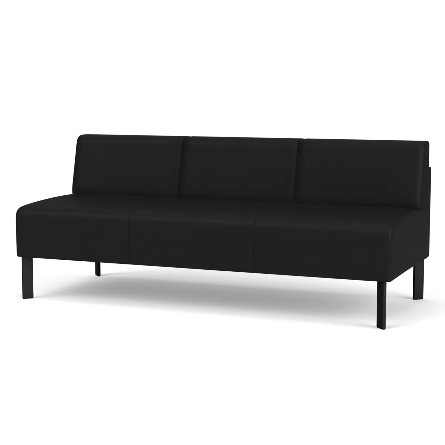 Luxe Designer Armless Sofa