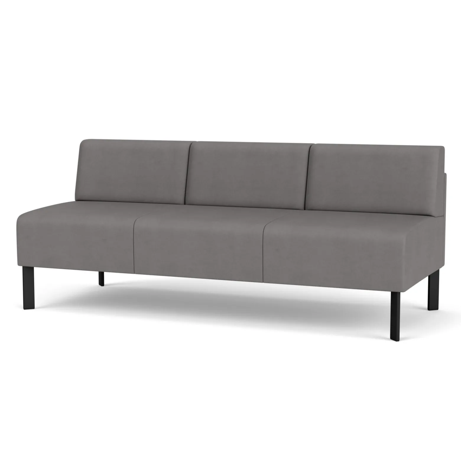 Luxe Designer Armless Sofa