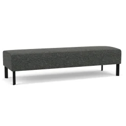Luxe Standard Fabric Three Seat Bench