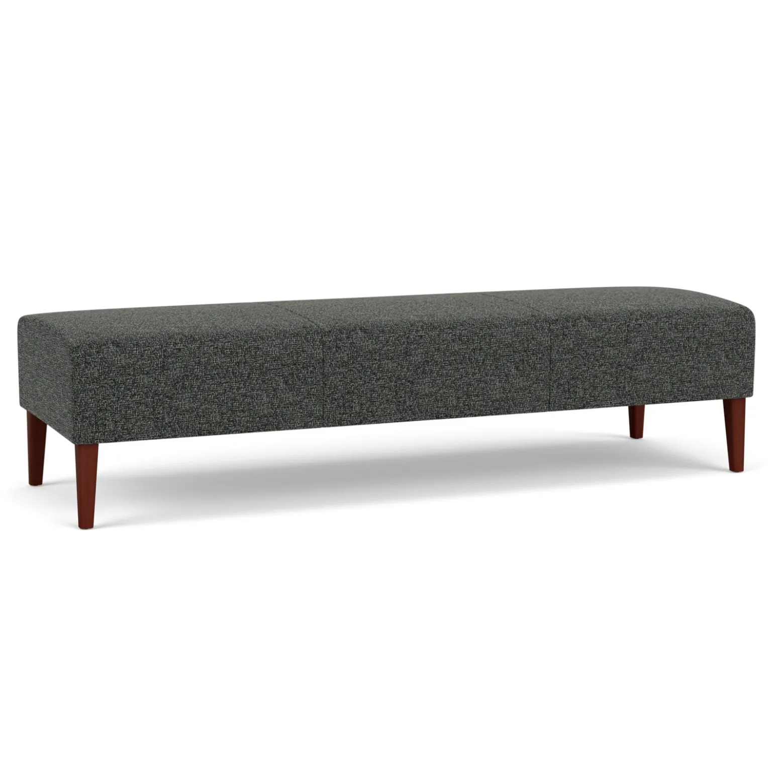 Luxe Standard Fabric Three Seat Bench