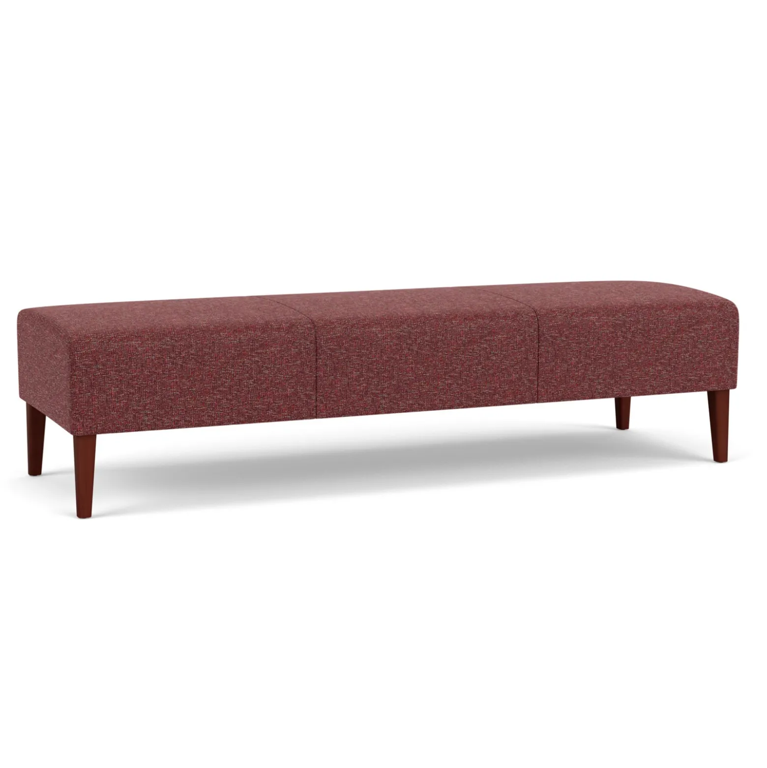 Luxe Standard Fabric Three Seat Bench