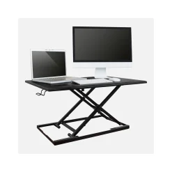 Luxor Pneumatic Adjustable Height Desktop Riser