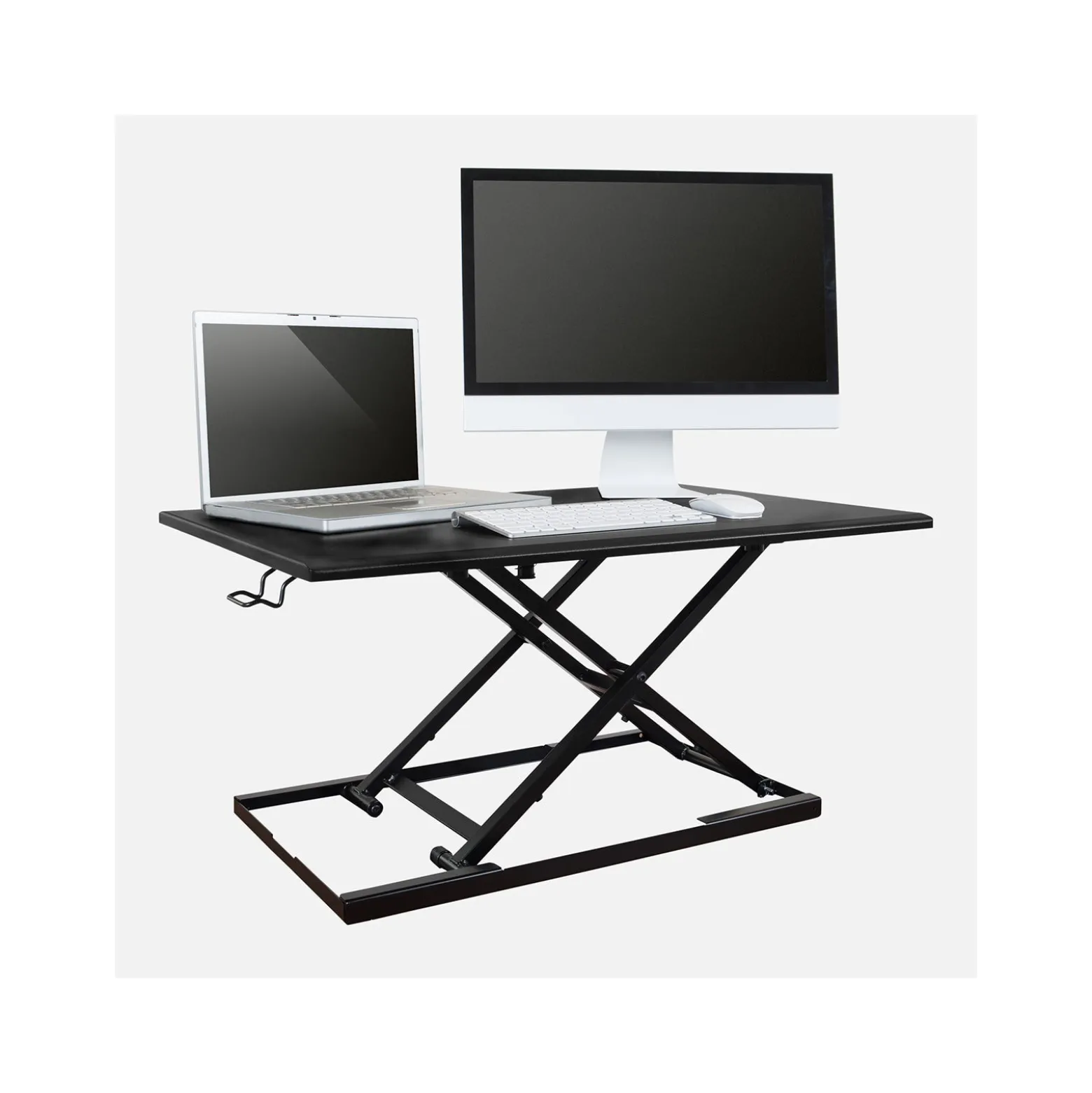 Luxor Pneumatic Adjustable Height Desktop Riser