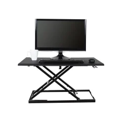 Luxor Pneumatic Adjustable Height Desktop Riser