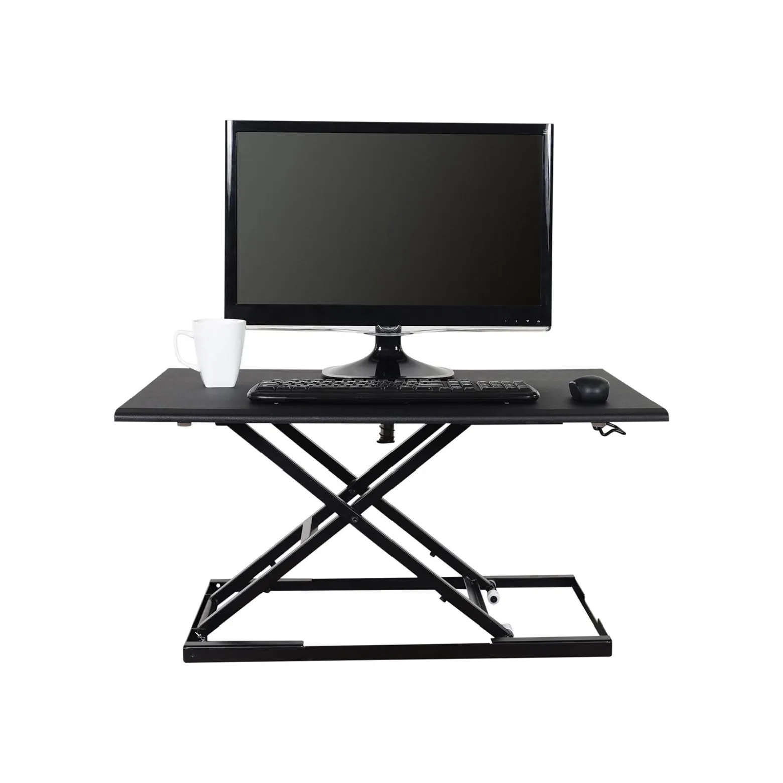 Luxor Pneumatic Adjustable Height Desktop Riser