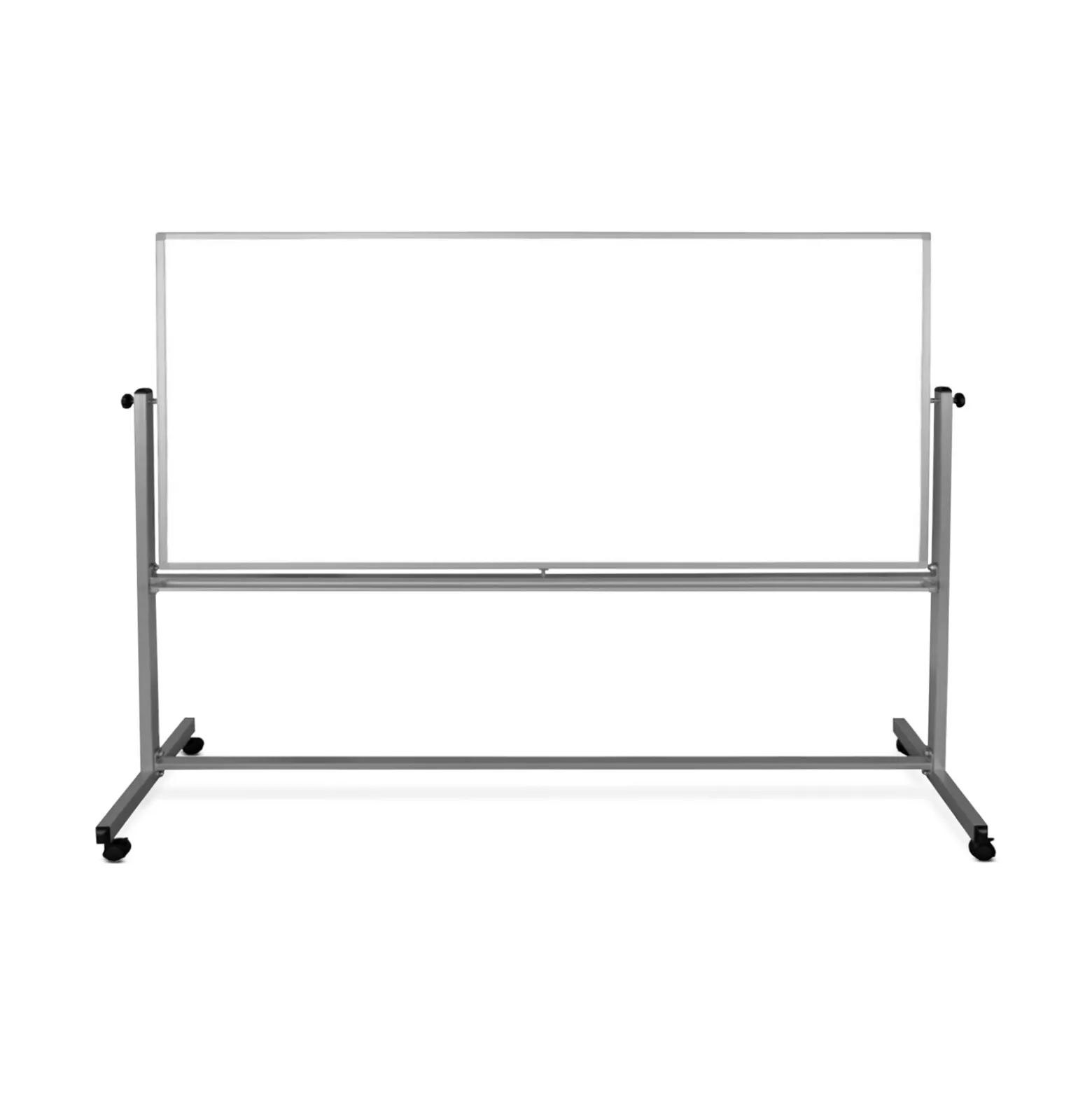 Magnetic Dry-Erase Mobile Whiteboard 96"Wx40"H