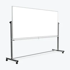 Magnetic Dry-Erase Mobile Whiteboard 96"Wx40"H