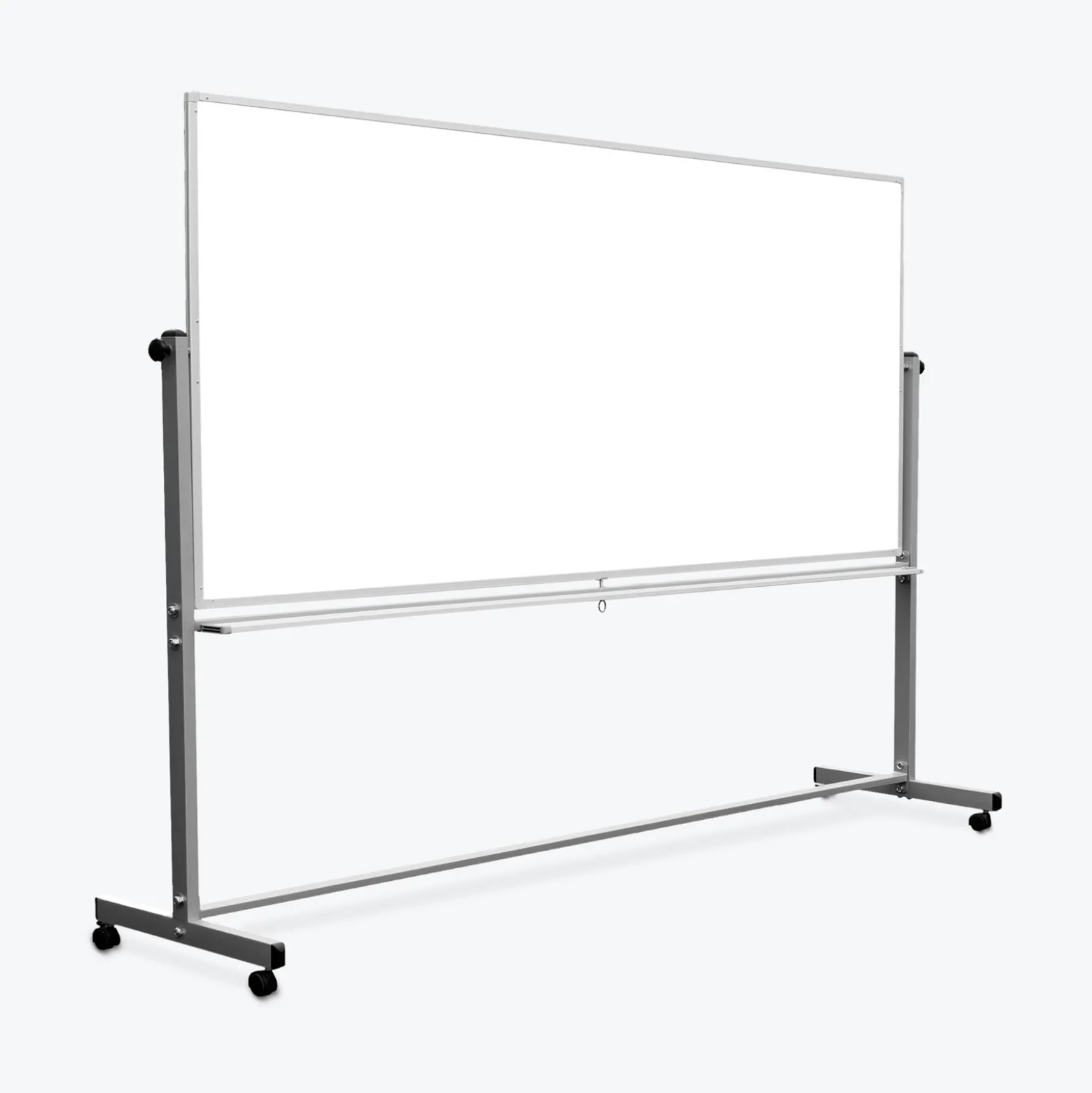 Magnetic Dry-Erase Mobile Whiteboard 96"Wx40"H