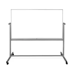 Magnetic Dry-Erase Mobile Whiteboard 60"Wx40"H