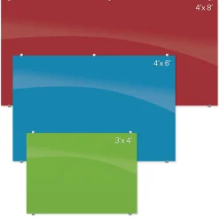 Magnetic Glass Board 3'H x 4'W