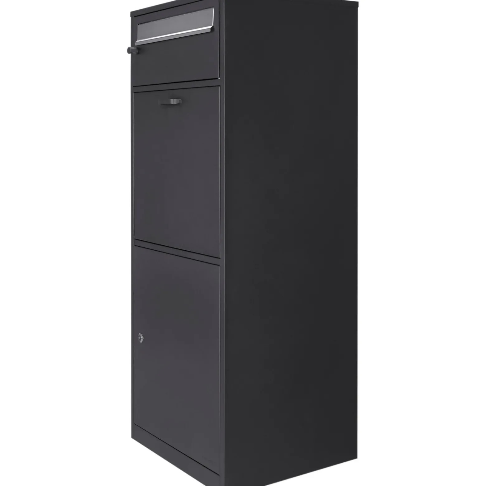 Mail and Parcel Box with Drop Door