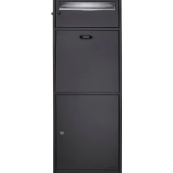 Mail and Parcel Box with Drop Door