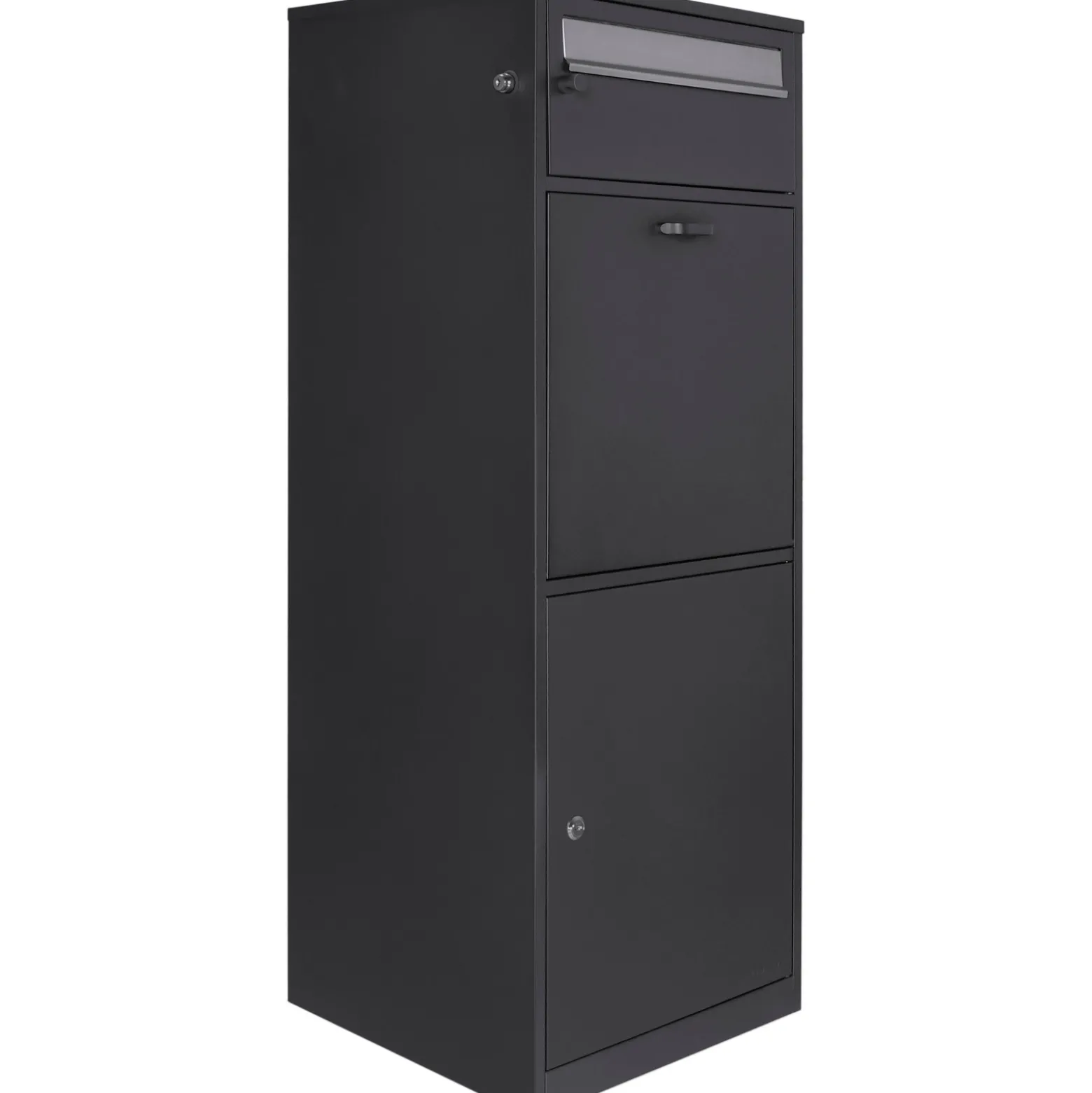 Mail and Parcel Box with Drop Door