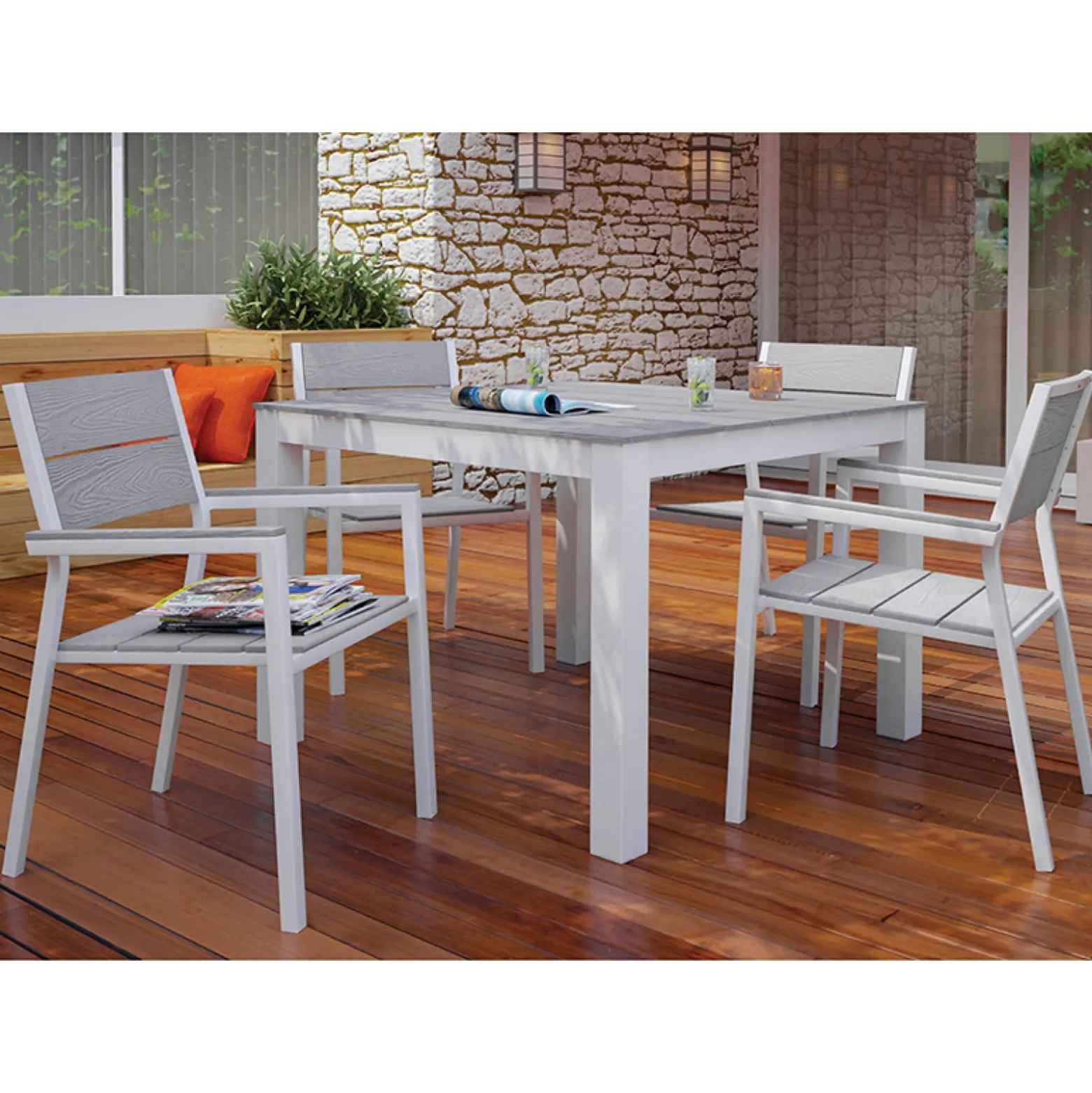 Maine Dining Outdoor Patio Arm Chair