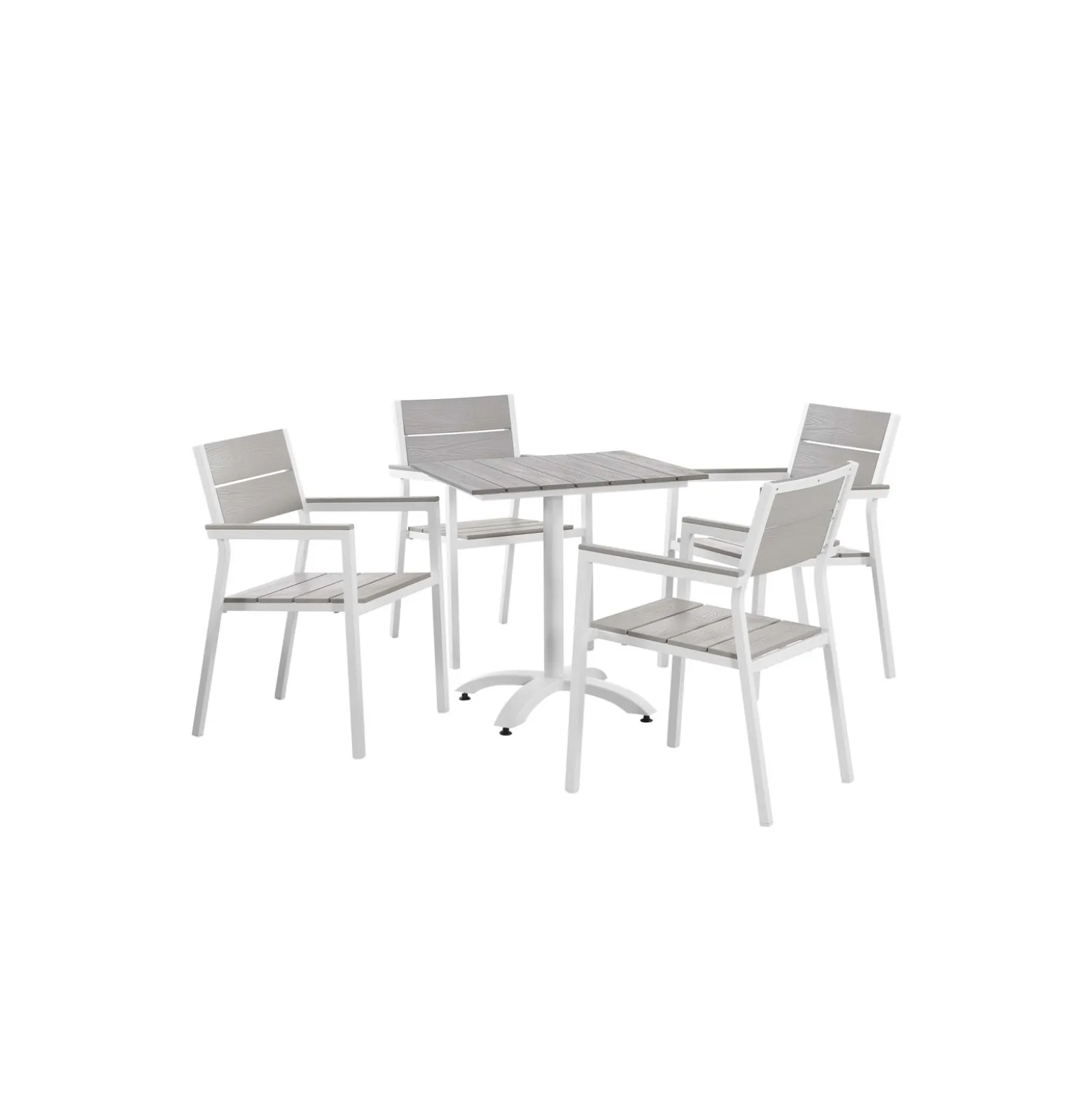 Maine Outdoor Bistro Table and Chairs Set - 5 PC
