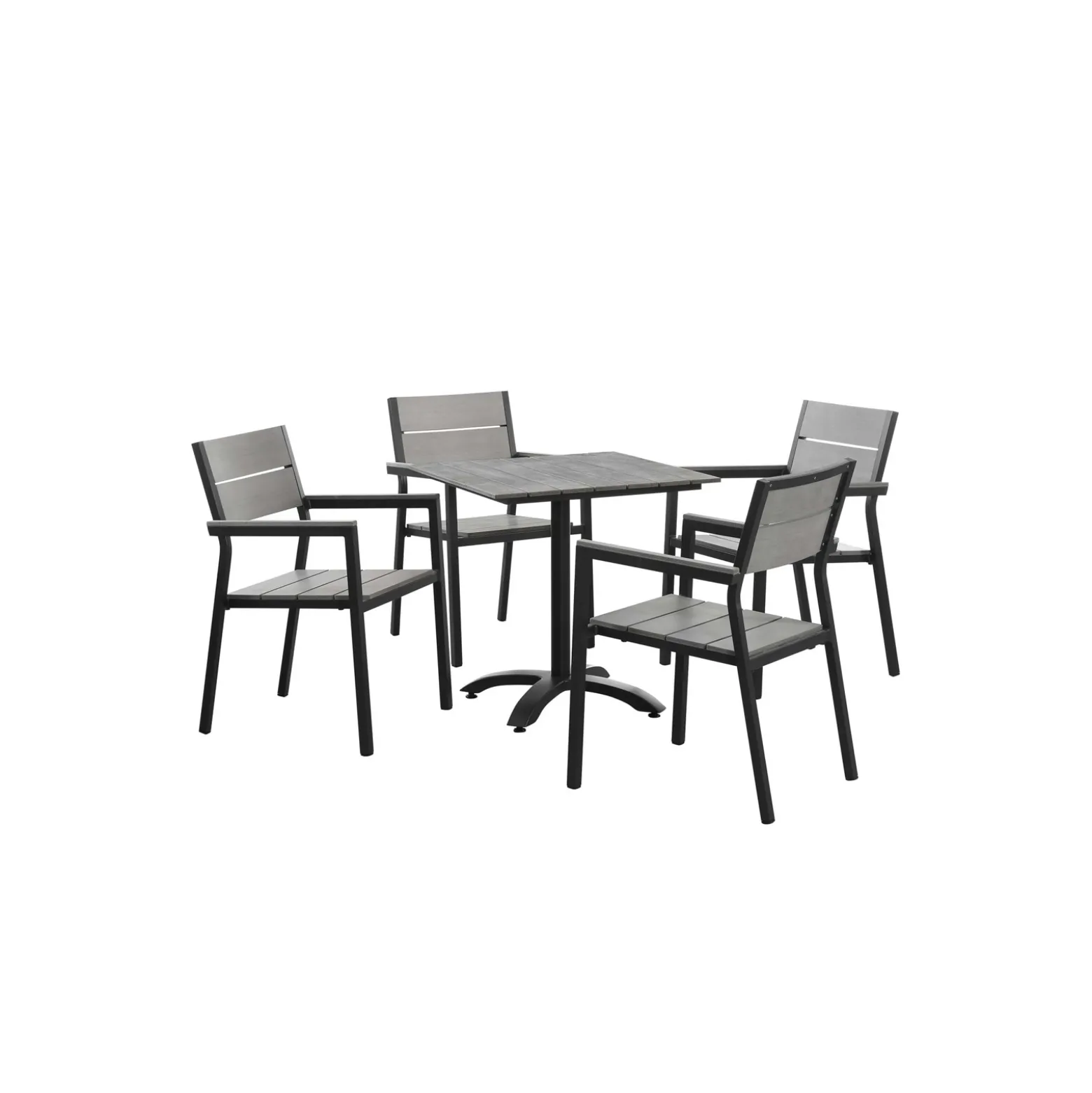 Maine Outdoor Bistro Table and Chairs Set - 5 PC