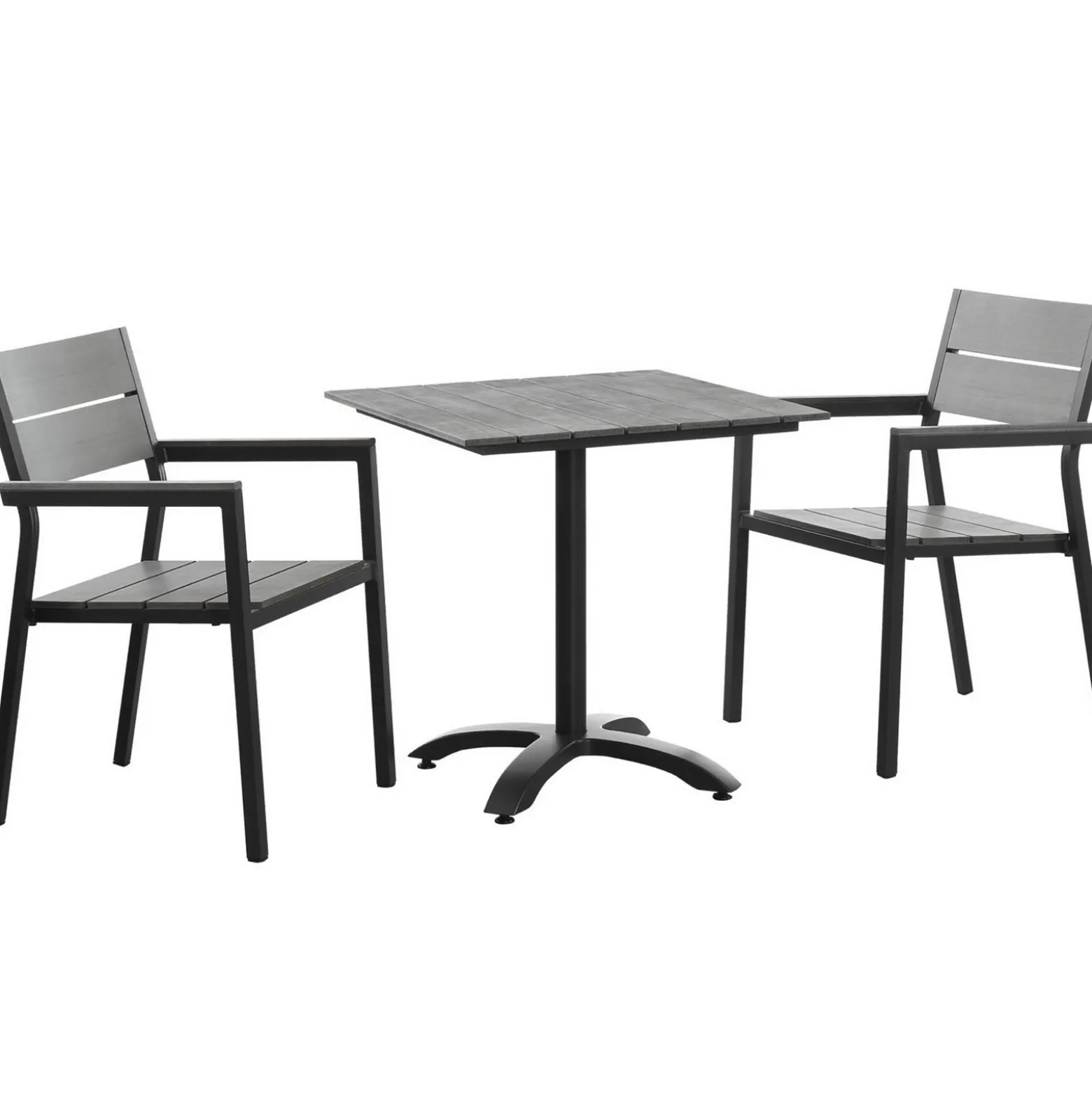 Maine Outdoor Bistro Table and Chairs Set - 3 PC
