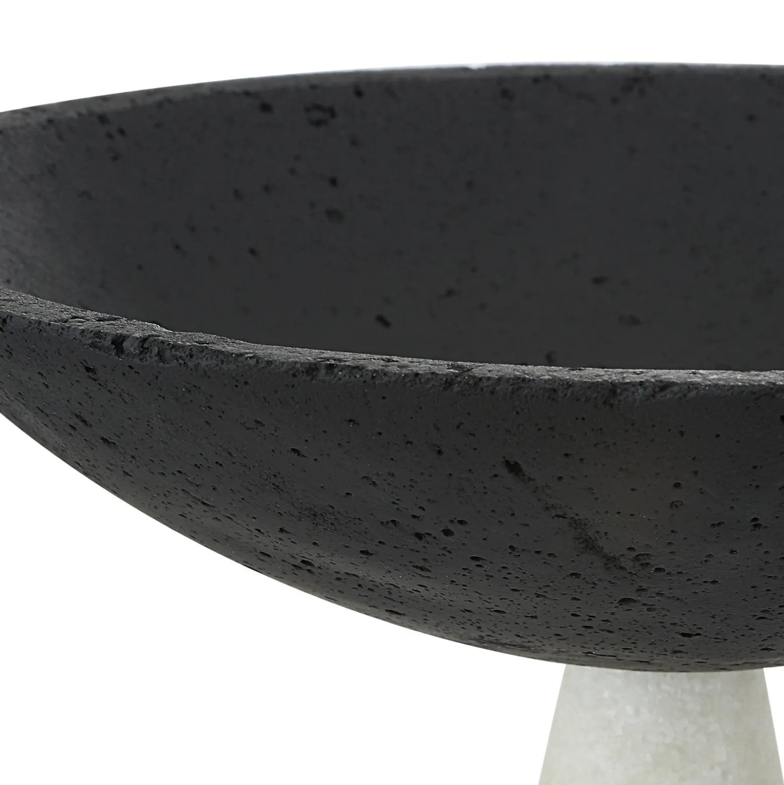 Marble Pedestal Bowls, Set of Two