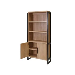 Mason 5 Shelf Lower Door Bookcase – 78