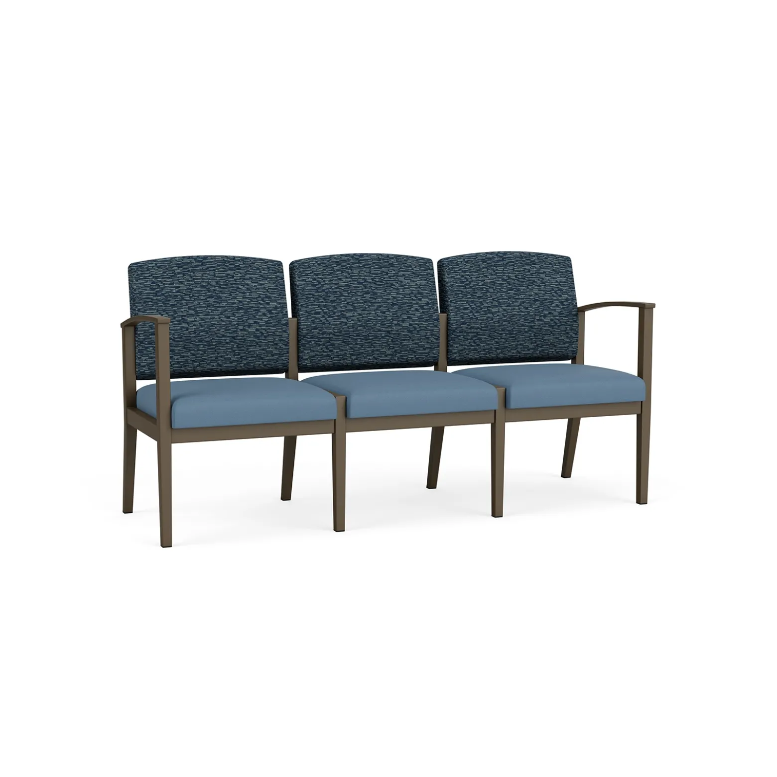 Mason Street Steel 3 Seat Sofa in Standard Upholstery