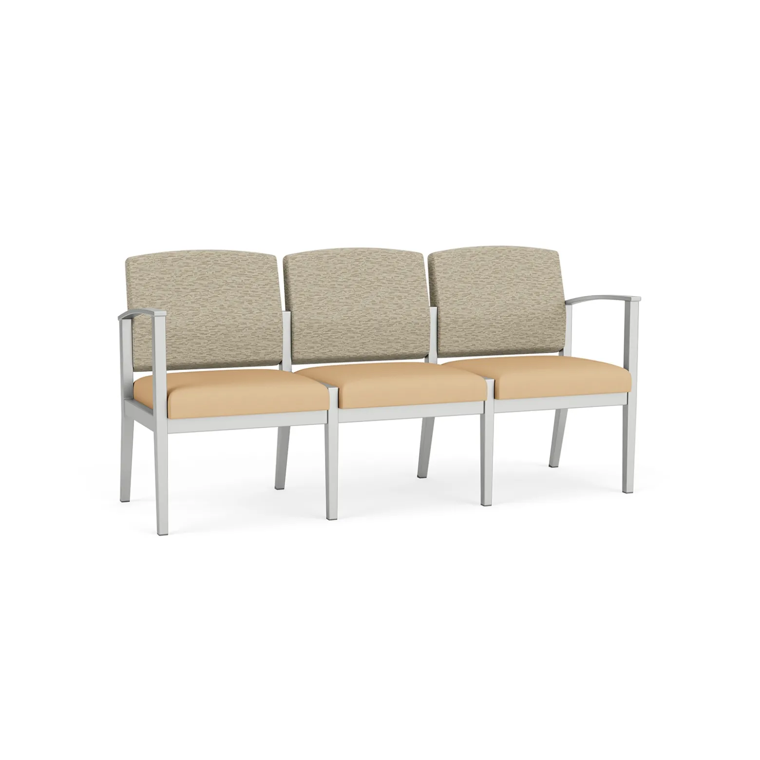 Mason Street Steel 3 Seat Sofa in Standard Upholstery