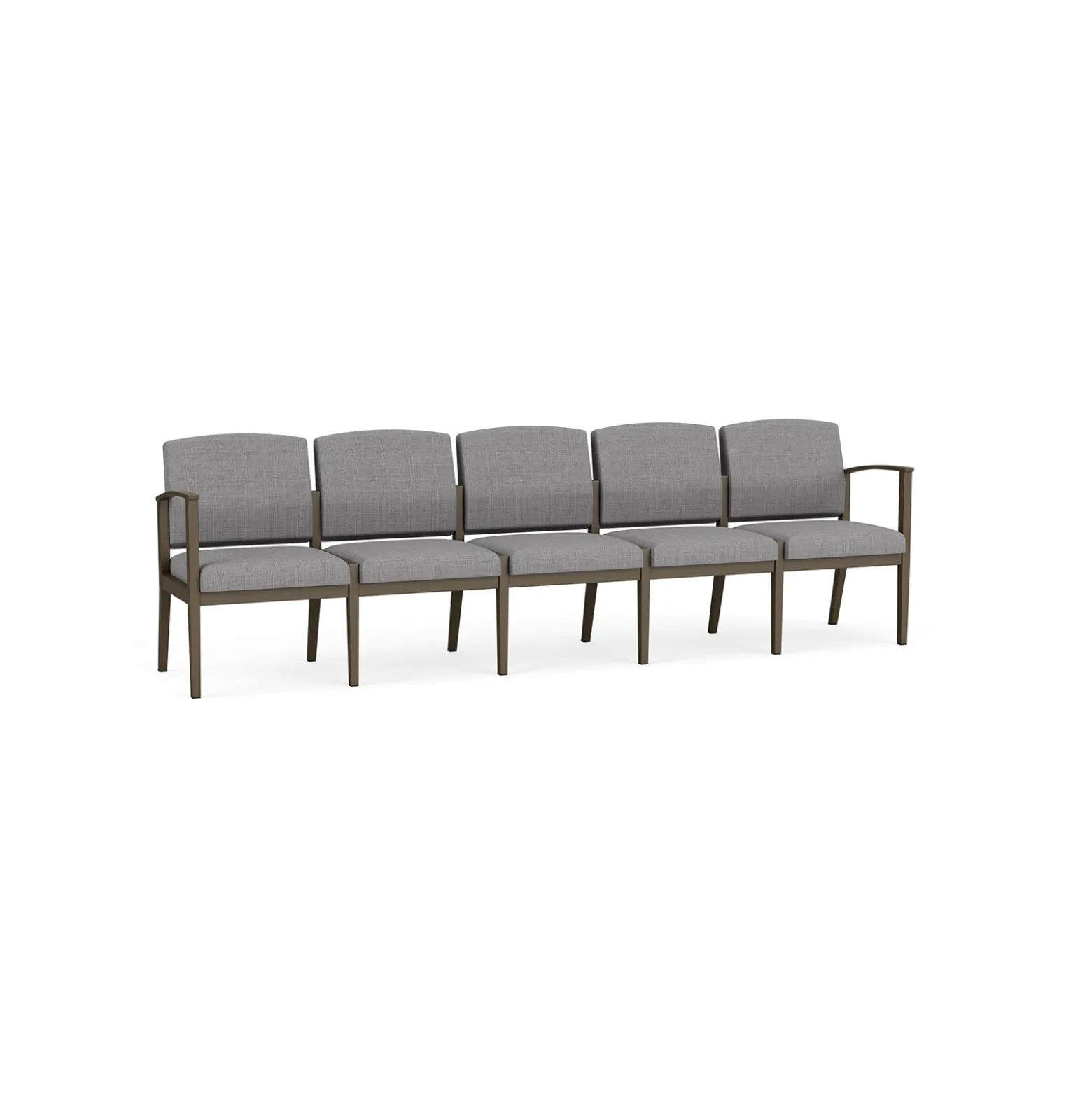 Mason Street Steel 5 Seat Sofa In Premium Upholstery
