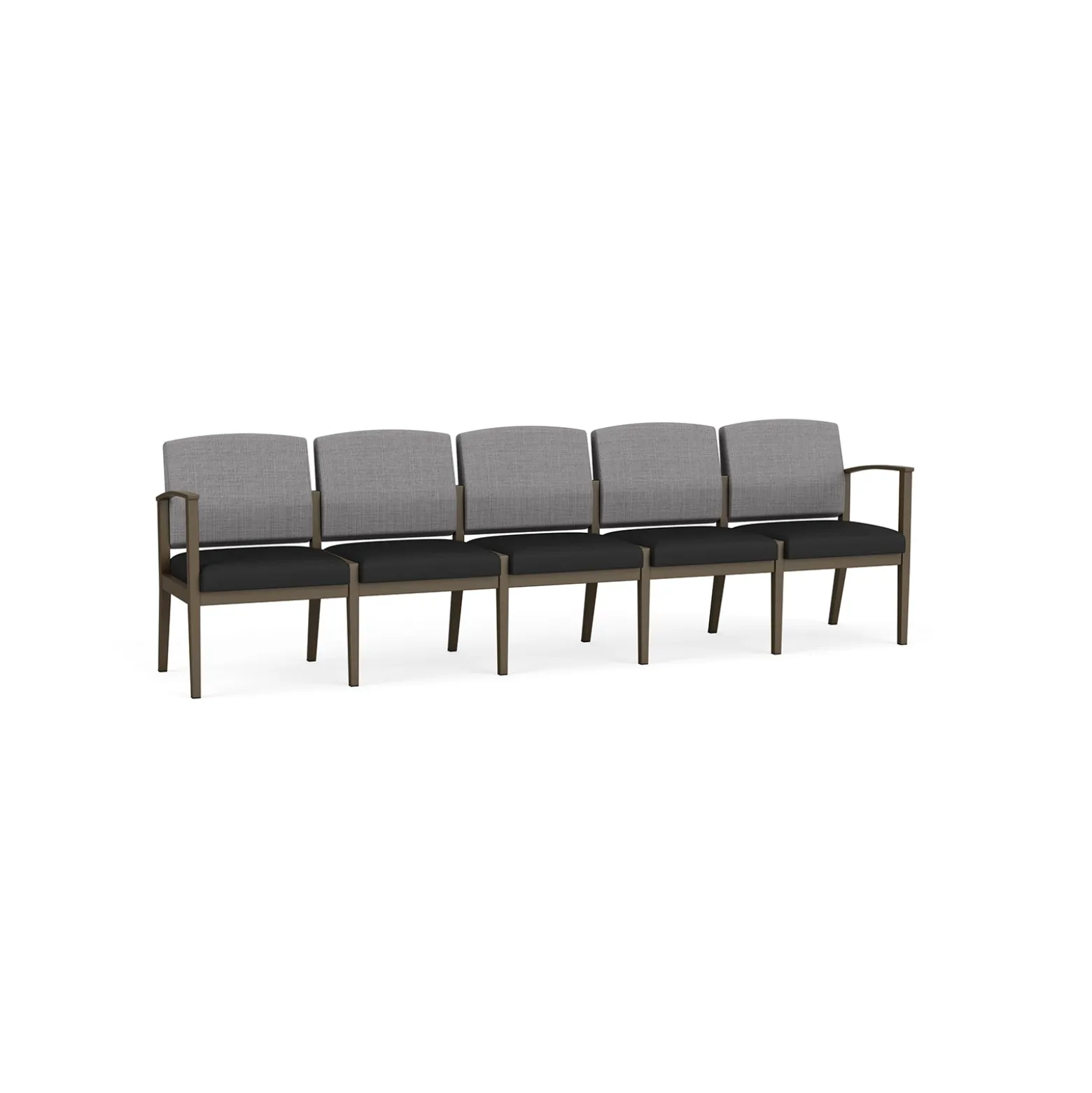 Mason Street Steel 5 Seat Sofa In Premium Upholstery