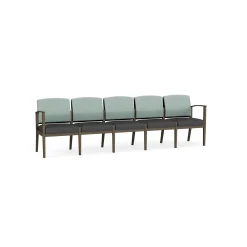 Mason Street Steel 5 Seat Sofa In Premium Upholstery