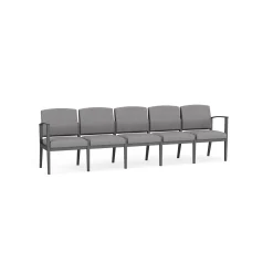 Mason Street Steel 5 Seat Sofa In Premium Upholstery